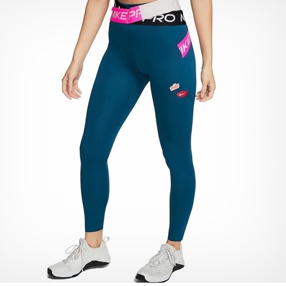 Nike One Luxe 7/8 Tights Valerian Blue Rare!